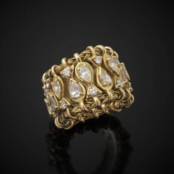 RENÉ BOIVIN <br> Bague Passementerie