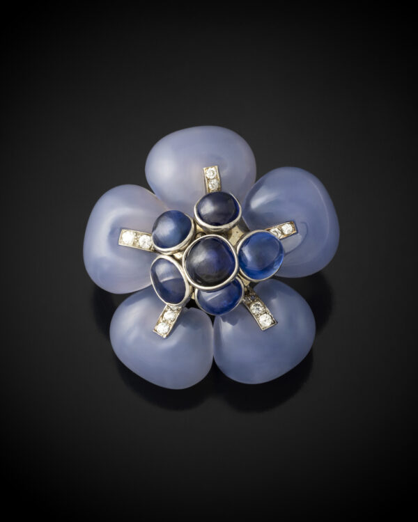 SUZANNE BELPERRON <br> Broche Fleur