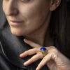RENÉ BOIVIN <br> Lapis Ring - Image 2