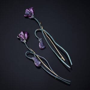 LUZ CAMINO <br> Paire de Broches