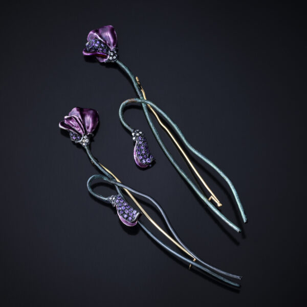 LUZ CAMINO <br> Paire de Broches