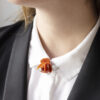 CARTIER <br> Broche Rose – Image 2