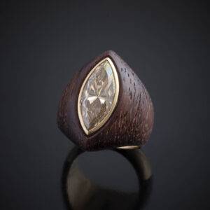 Bague Bois