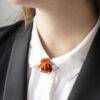CARTIER <br> Broche Rose – Image 2