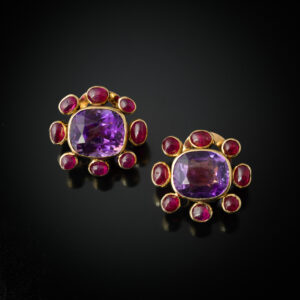 SUZANNE BELPERRON <br> Paire de Clips d'Oreilles