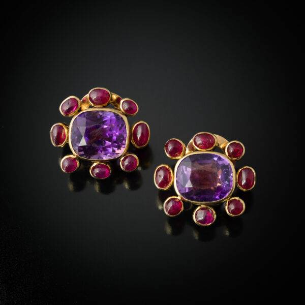 SUZANNE BELPERRON <br> Paire de Clips d'Oreilles