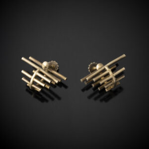 JEAN DUNAND <br> Pair of Earrings