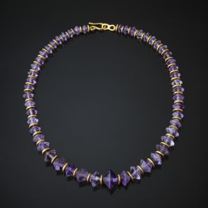 JEAN MAHIE <br> Collier Améthystes