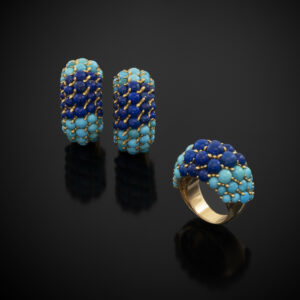 CARTIER <br> Parure Lapis Lazuli