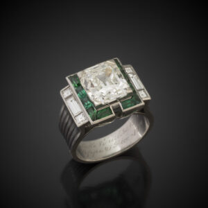 Bague Diamant Coussin