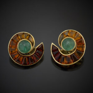 Pair of  clip-on earrings