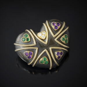 RENÉ BOIVIN <br> Pendentif Broche