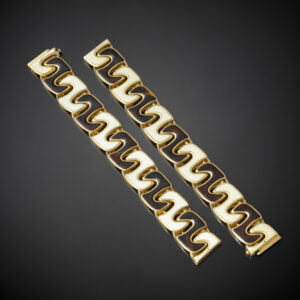 GEORGES LENFANT POUR CARTIER <br> Bracelets Transformables